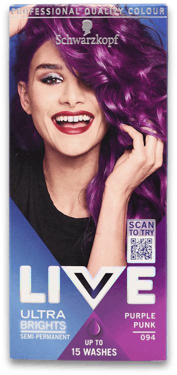 Buy Schwarzkopf Live Ultra Brights 94 Purple Punk Best Prices Online