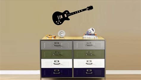 Guitar Wall Decal Guitar Decal Electric Guitar Decal | Etsy