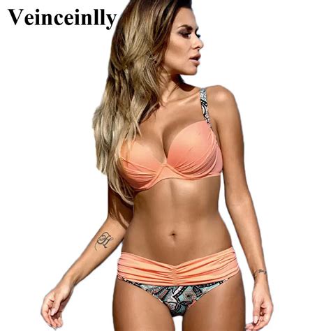 Aliexpress Buy 2018 Bather Sexy Bikni Set Bra Push Up Bikini