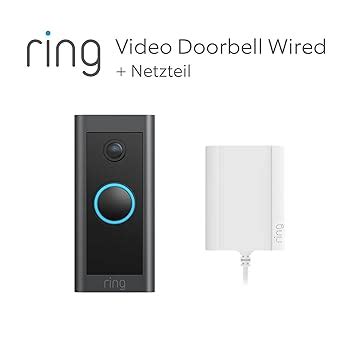 Ring Video T Rklingel Kabel Video Doorbell Wired Netzteil