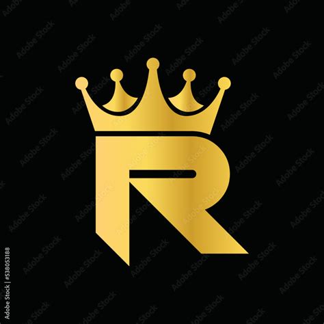 Gold Letter R