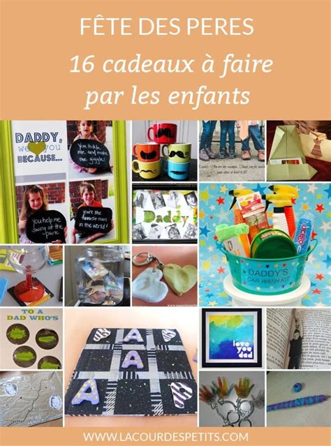 Id Es De Cadeaux Fabriquer Pour La F Te Des P Res La Cour Des Petits