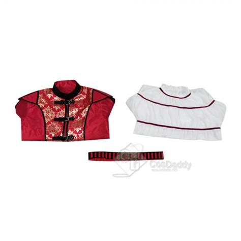 Miracle Workers Dark Ages Daniel Radcliffe Costume Red Uniform Cosplay