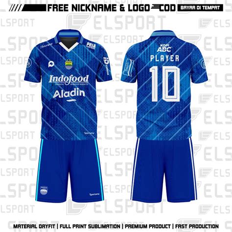 Jual Jersey Home Persib Bandung Terbaru Bri Liga 1 Musim 2023 Full