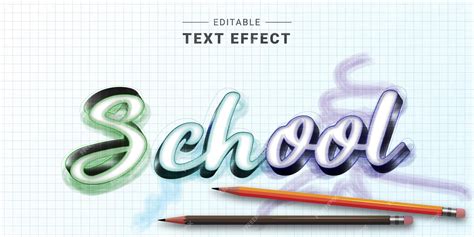 Premium Vector Sketch Text Effect Generator Handdrawn Typography