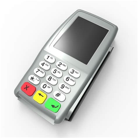 Premium Photo | Card payment terminal. pos terminal isolated