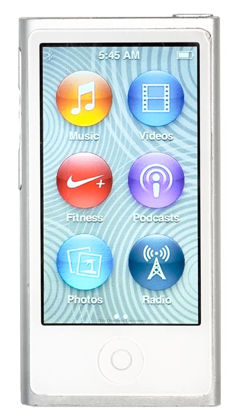 Refurbished Apple Ipod Nano 7th Generation 16gb Silver And White Mkn22ll