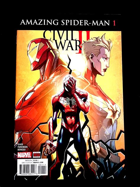 Civil War II Amazing Spider Man 1 2016 VERY HIGH GRADE Comic