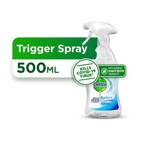 Dettol Surface Cleaner Trigger Spray 500ml Laz Mama Shop Lazada