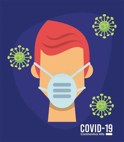 Virus De La Couronne Infographic Avec Le Lavage Des Mains Illustration