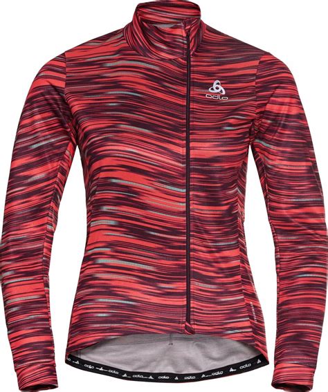 Odlo Mid Layer Full Zip Zeroweight Ceramiwarm Siesta Ab 43 12