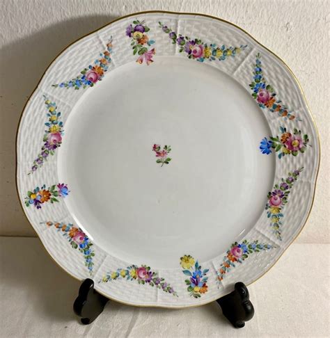 Grosser Herend Teller Ltbs Liechtenstein Flower Garland Kaufen