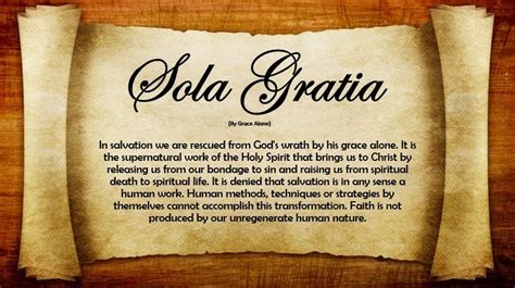 Sola Gratia