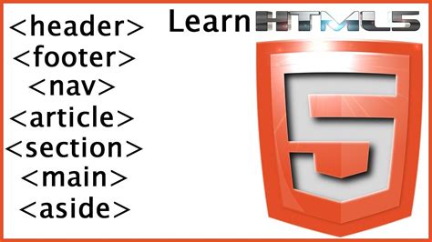 HTML5 Semantic Markup Tags Layout HTML Tutorial For Beginners YouTube