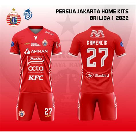 Jual Jersey Sepak Bola Persija Jakarta Free Nama Dan No Punggung