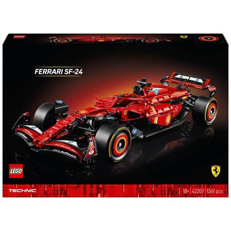 LEGO Technic 42207 Ferrari SF-24 F1 Car Set for Adults | Smyths Toys UK