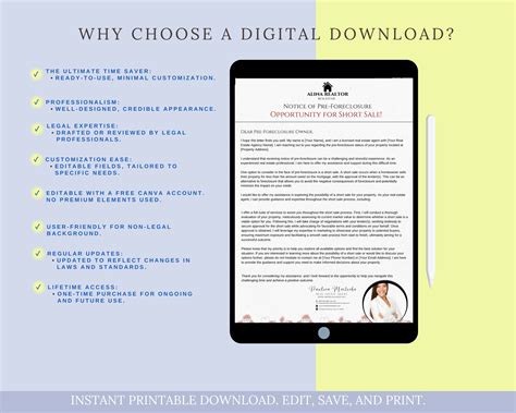 Notice of Pre-foreclosure: Opportunity for Short Sale, Foreclosure