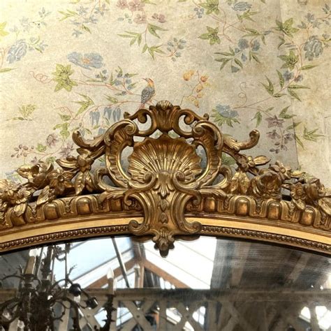 Louis Xv Style Gilded Trumeau Mat Riaux Authentiques