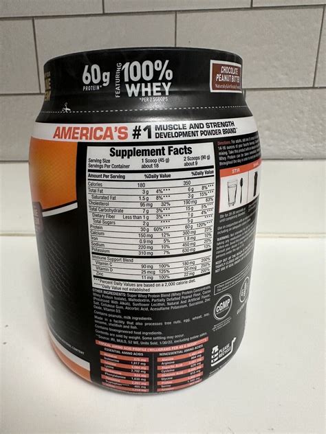 Body Fortress Super Advanced Whey Protein Powder Oz Peanutbutter