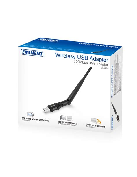 Eminent Em Adaptador Y Tarjeta De Red Wlan Mbit S