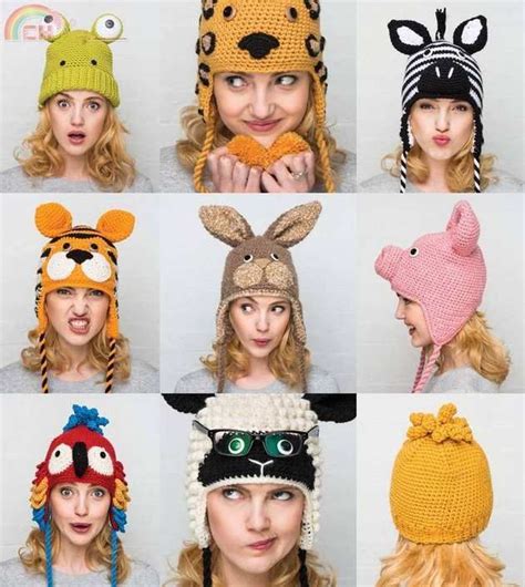 Crocheted Animal Hats 15 Patterns To Hook And Show Off For Adults