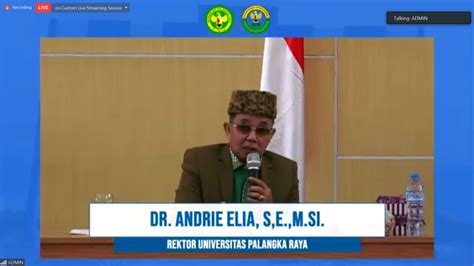 Talkshow Kondusifitas Kampus Dan Kontestasi Demokrasi Pemilihan Rektor