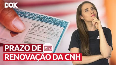 Prazo De Renovação Da Cnh 2023 Youtube