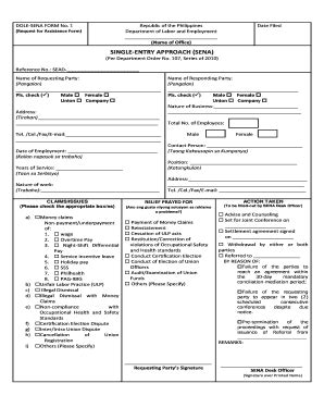 Filing Sena Fill Online Printable Fillable Blank Pdffiller