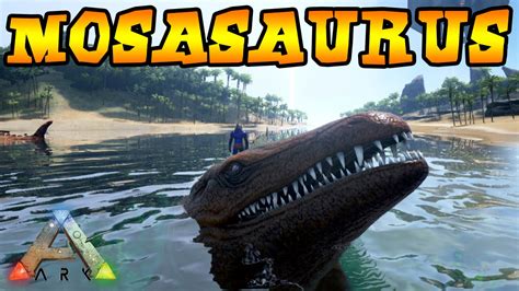 Ark Survival Evolved Taming A Mosasaurus Gameplay Mosa S3ep11