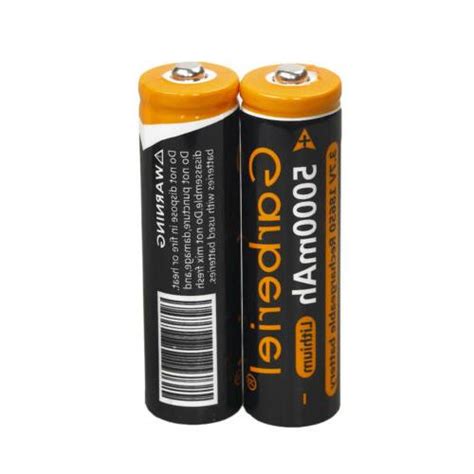 Lot Garberiel 18650 Battery 5000mah Li Ion 37v Lithium