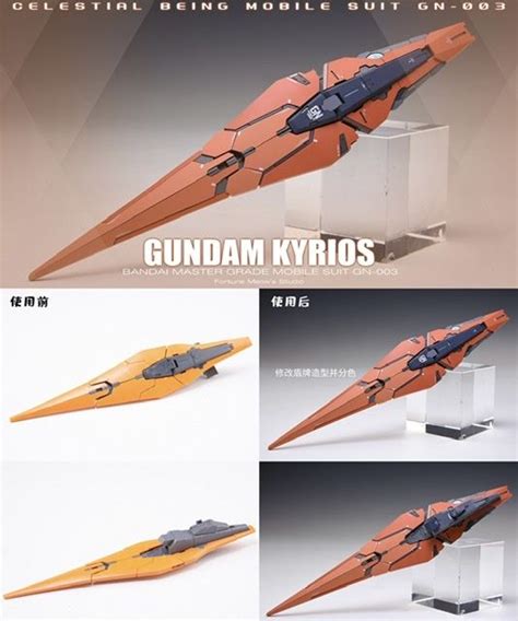 MG Gundam Kyrios Resin Parts Conversion Gundam Gundam Custom Build