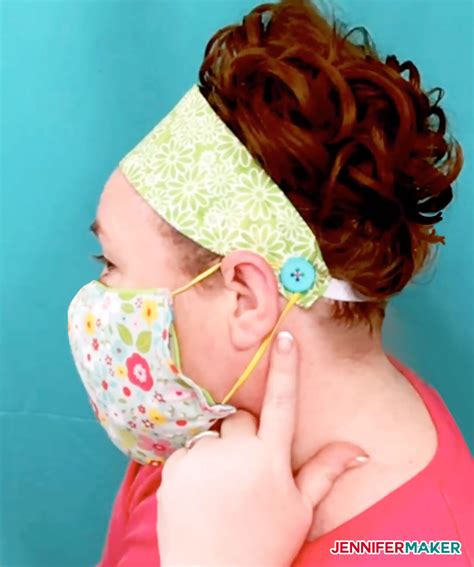 Diy Headbands With Buttons For Masks Jennifer Maker