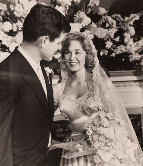 Ted Kennedy And Joan Bennett On Their Wedding Day New York November