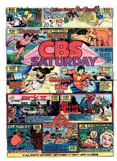 Saturday Morning Cartoons Saturday Morning Cartoons Cbs Saturday