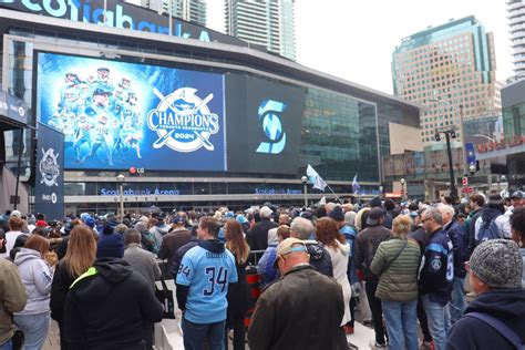 Argos Fans Celebrate Grey Cup Victory In Maple Leaf Square Village Report