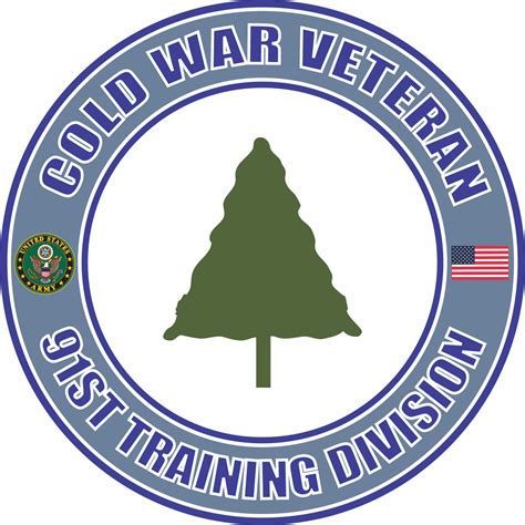 U S Army Cold War 91st Training Division Veteran Decal