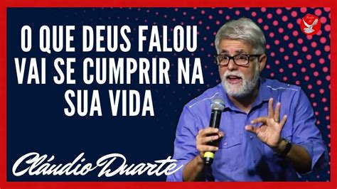 Pastor Cl Udio Duarte O Que Deus Falou Vai Se Cumprir Na Sua Vida