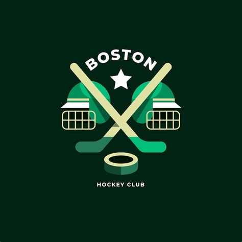 Free Vector | Flat design field hockey logo