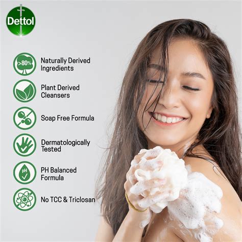 Dettol Shower Gel Antibacterial Body Wash Refill Pouch Skincare 850ml