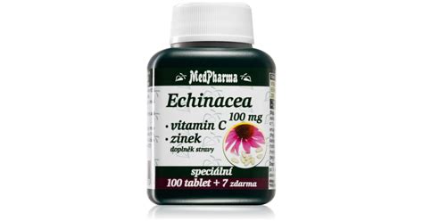 MedPharma Echinacea 100 mg vitamin C zinek tablety pro posílení