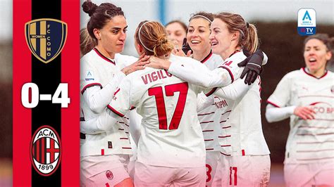 Midable Rossonere Como Ac Milan Highlights Women S Serie A