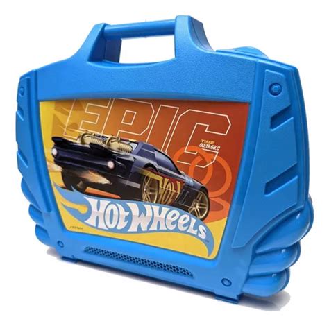 Hot Wheels Estuche Porta Autitos X Azul Hwcc Cuotas sin interés