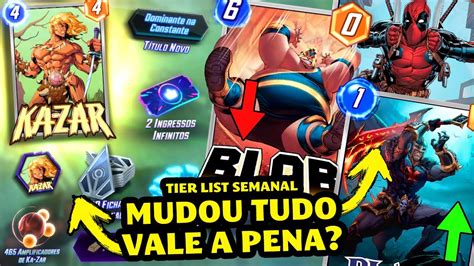 BUNDLE DO KAZAR VALE A PENA TIER LIST SEMANAL O META MUDOU Marvel