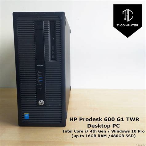 Hp Prodesk G Twr Intel Core I Th Gen Ssd Desktop Pc Refurbished