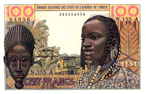 Billet de banque Côte d Ivoire Pick 101A 100 francs