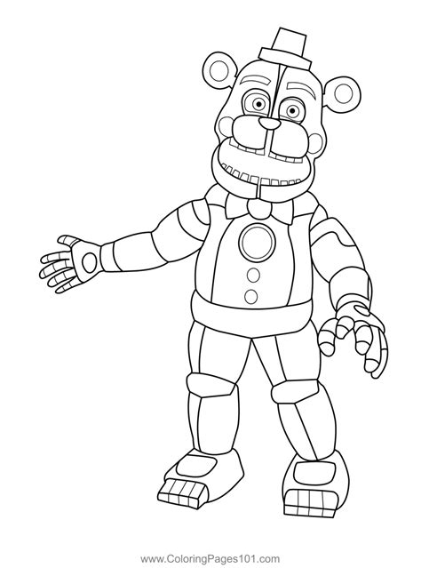 Funtime Freddy Fnaf Fnaf Coloring Pages Monster Coloring Pages