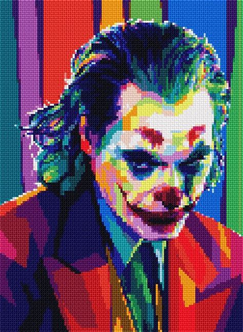 Joker Pixel Art Template