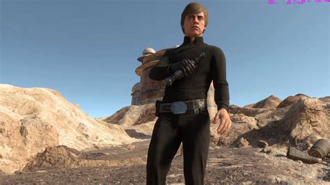 Star Wars Battlefront Luke Skywalker Gameplay 01 HD YouTube