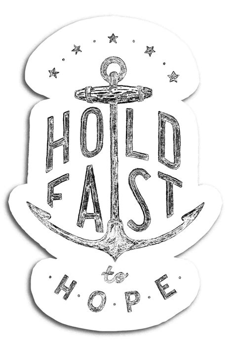 Hold Fast Sticker Shopperboard