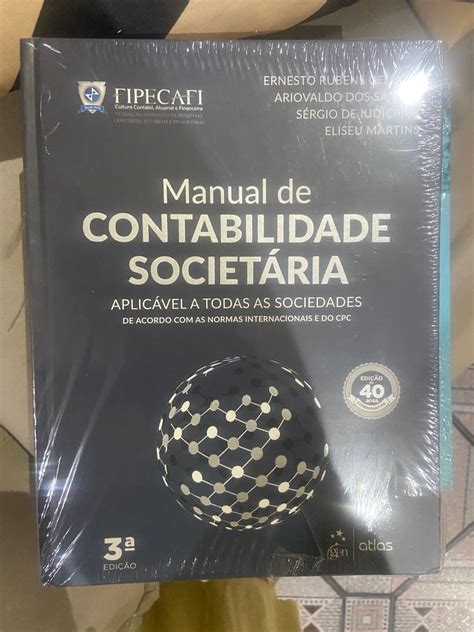 Livro Manual De Contabilidade Societária Livro Fifecafi Nunca Usado